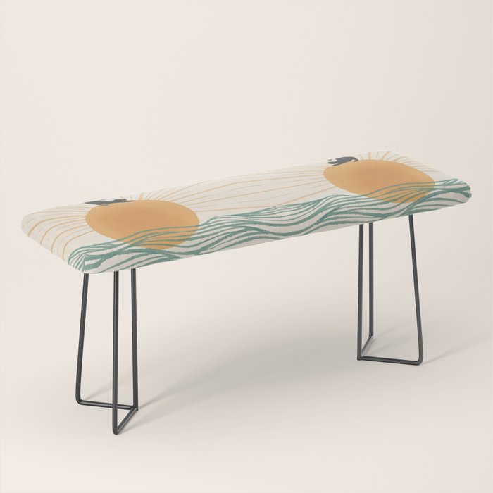 Good Morning Meow 7 Sunny Day Ocean  Bench Gallery Image 1