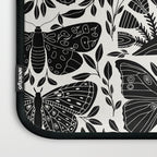 Black & White Retro, Folk Butterfly Laptop Sleeve Gallery Image 3