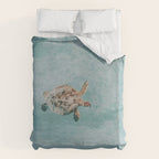 sea turtle vi Duvet Cover Gallery Image 6