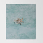 sea turtle vi Throw Blanket Gallery Image 2