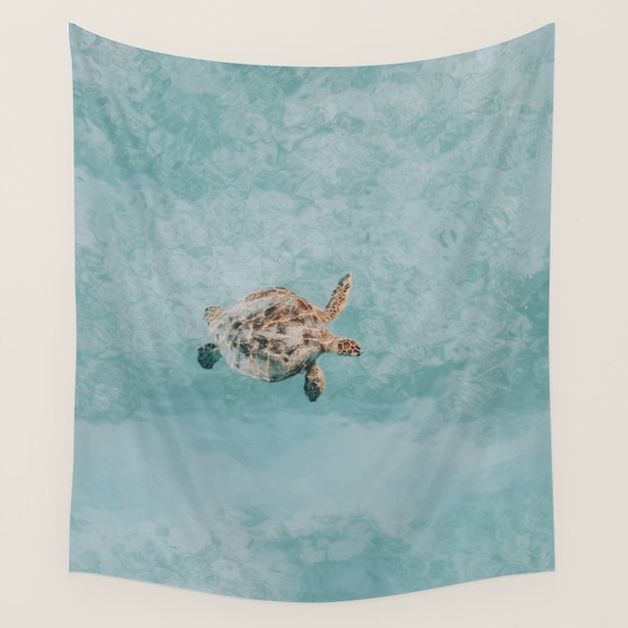 sea turtle vi Wall Tapestry Gallery Image 1