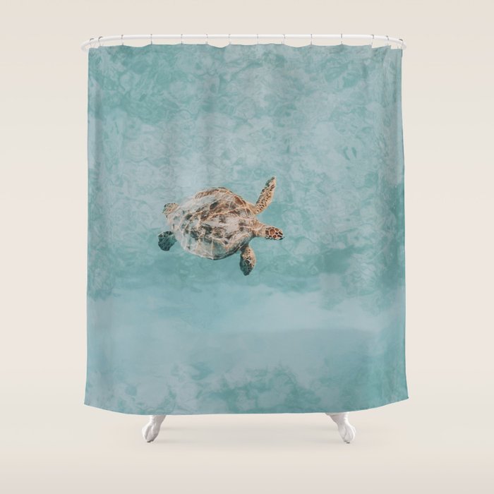 sea turtle vi Shower Curtain Gallery Image 1