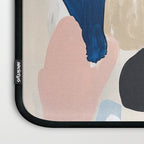 Sea Life Abstract Coral and Seashells Ocean Coastal  Blue Art Painting Laptop Sleeve Gallery Image 3
