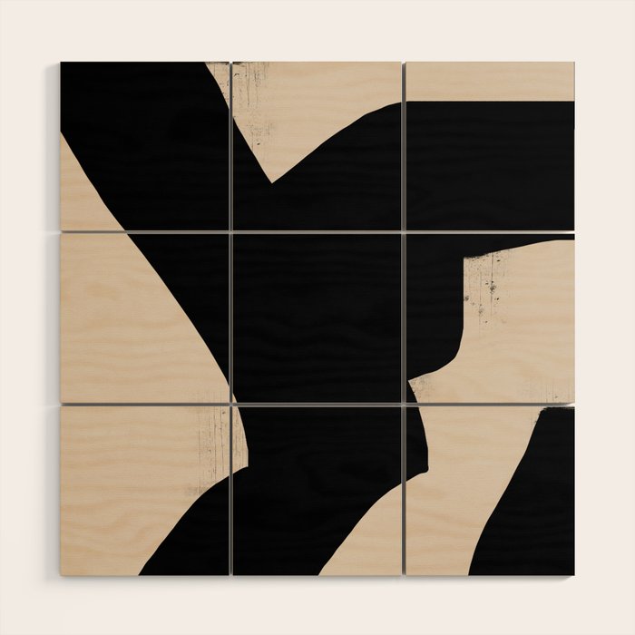 Abstract Painting Part.1  Wood Wall Art Gallery Image 1