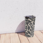 Abstract vintage flower art pattern Travel Mug Gallery Image 4
