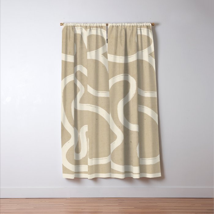 Abstract line art 73 Window Curtain Gallery Image 3