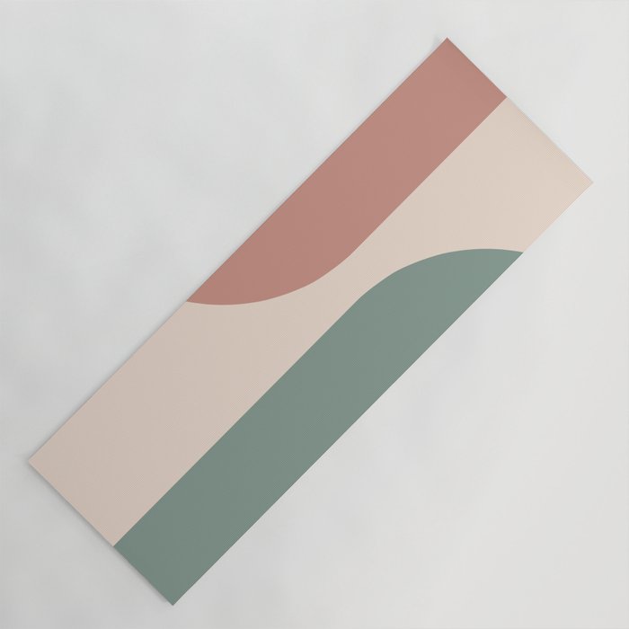 Modern Minimal Arch Abstract LXXVI Yoga Mat Gallery Image 1