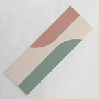 Modern Minimal Arch Abstract LXXVI Yoga Mat Gallery Image 1