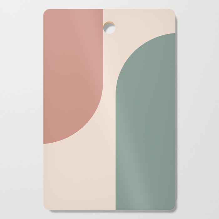 Modern Minimal Arch Abstract LXXVI Cutting Board Gallery Image 1