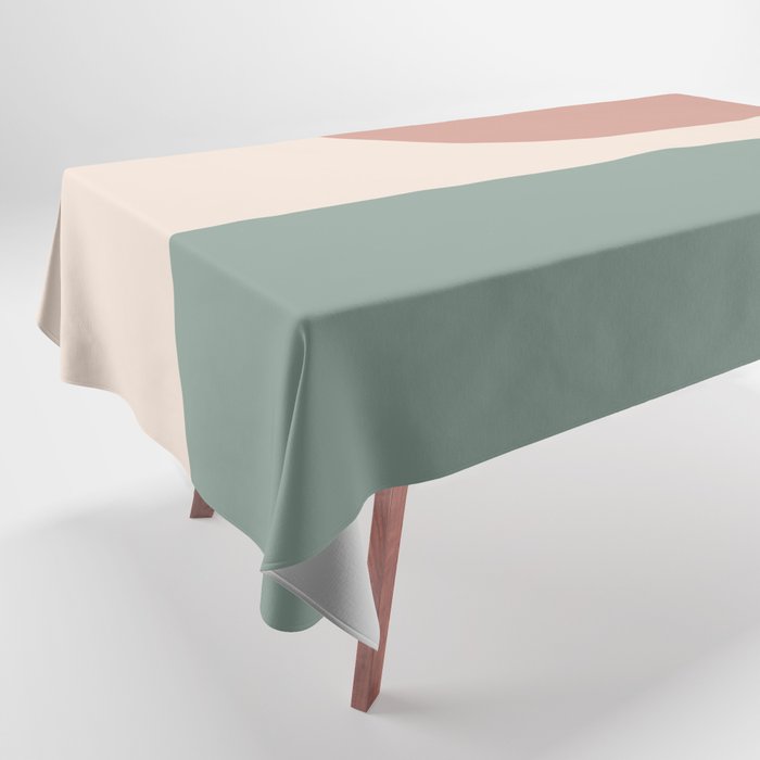 Modern Minimal Arch Abstract LXXVI Tablecloth Gallery Image 1