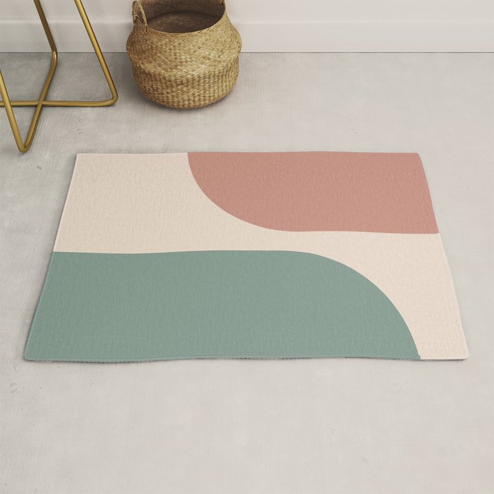 Modern Minimal Arch Abstract LXXVI Rug Gallery Image 1