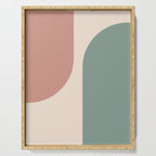 Modern Minimal Arch Abstract LXXVI Serving Tray Gallery Image 1