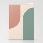 Modern Minimal Arch Abstract LXXVI Stationery Card Gallery Image 2