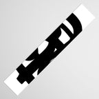 Slithering Ink White Background Table Runner Gallery Image 3