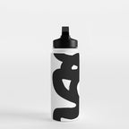 Slithering Ink White Background Water Bottle Gallery Image 3