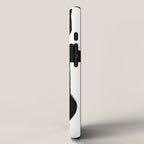 Slithering Ink White Background iPhone Case Gallery Image 2