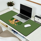 Hidden cat 51 private forest reading area rattan chair Desk Mat Gallery Image 2