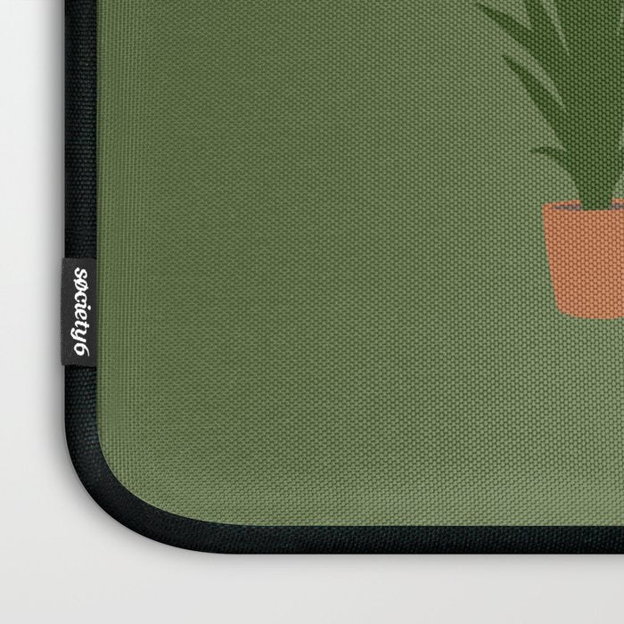 Hidden cat 51 private forest reading area rattan chair Laptop Sleeve Gallery Image 3