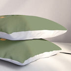 Hidden cat 51 private forest reading area rattan chair Pillow Sham Gallery Image 3