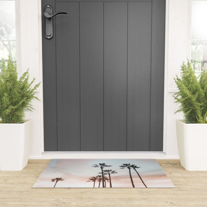 Palm Tree California Welcome Mat Gallery Image 3
