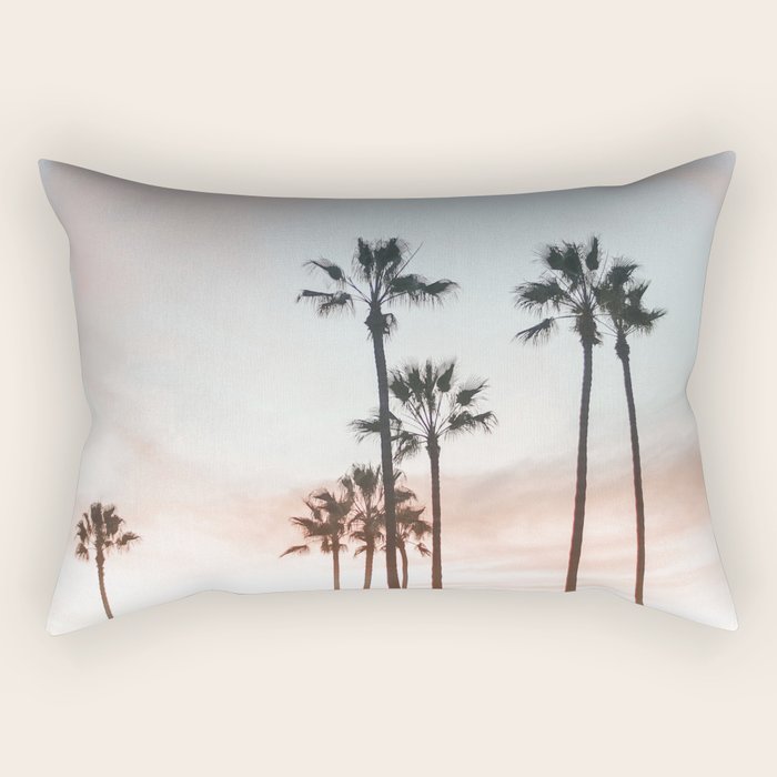 Palm Tree California Rectangular Pillow Gallery Image 2