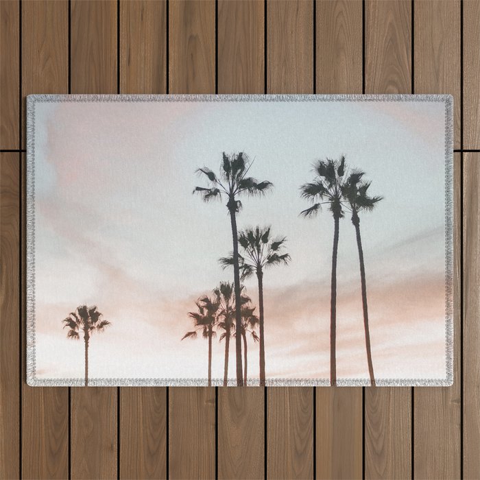 Palm Tree California Outdoor Rug Gallery Image 1