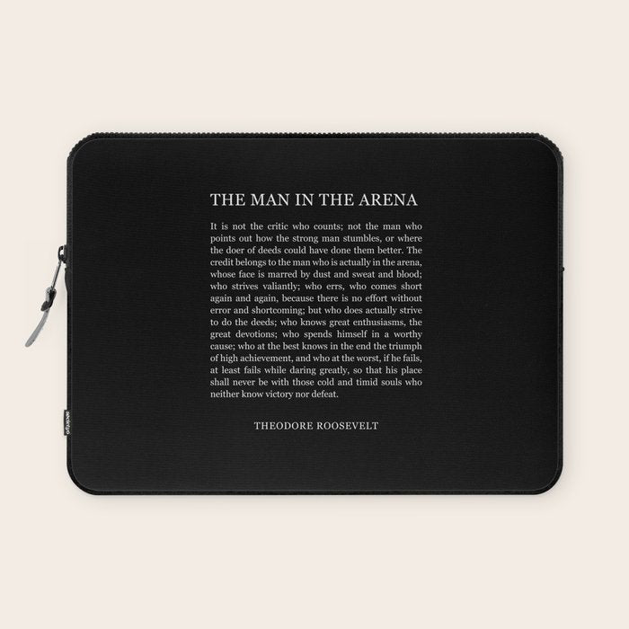 The-Man-In-The-Arena Laptop Sleeve Gallery Image 1