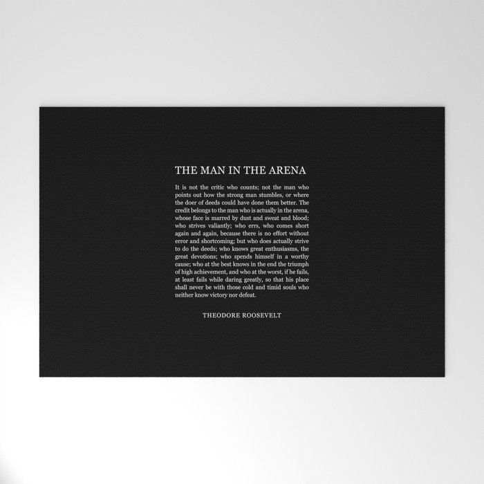 The-Man-In-The-Arena Welcome Mat Gallery Image 1