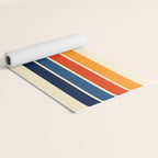 Classic Retro Stripes Yoga Mat Gallery Image 2
