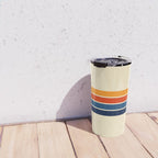 Classic Retro Stripes Travel Mug Gallery Image 4