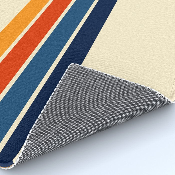 Classic Retro Stripes Rug Gallery Image 4