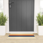 Classic Retro Stripes Welcome Mat Gallery Image 3