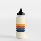 Classic Retro Stripes Water Bottle Gallery Image 3