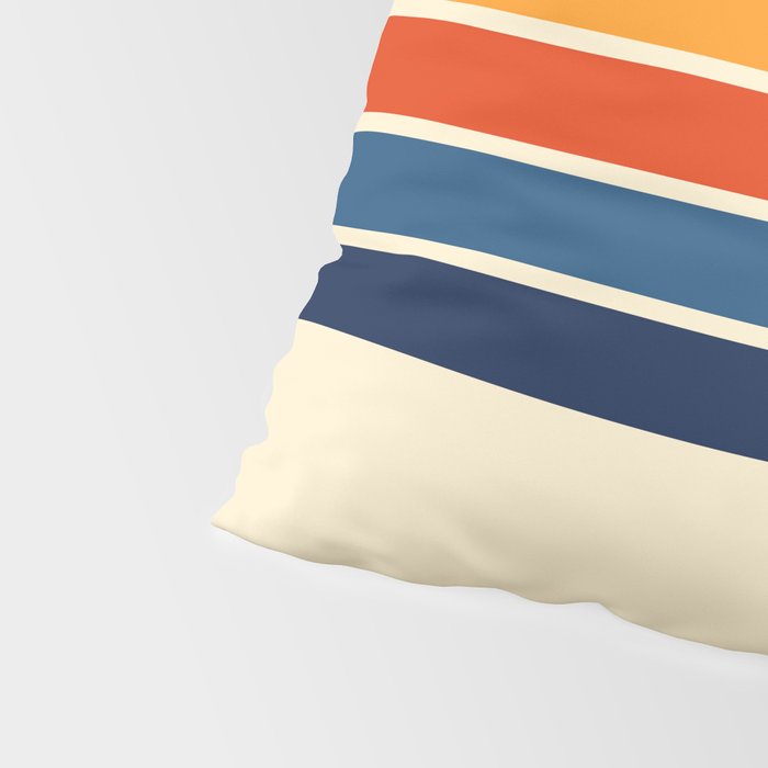 Classic Retro Stripes Pillow Sham Gallery Image 4