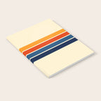 Classic Retro Stripes Notebook Gallery Image 2