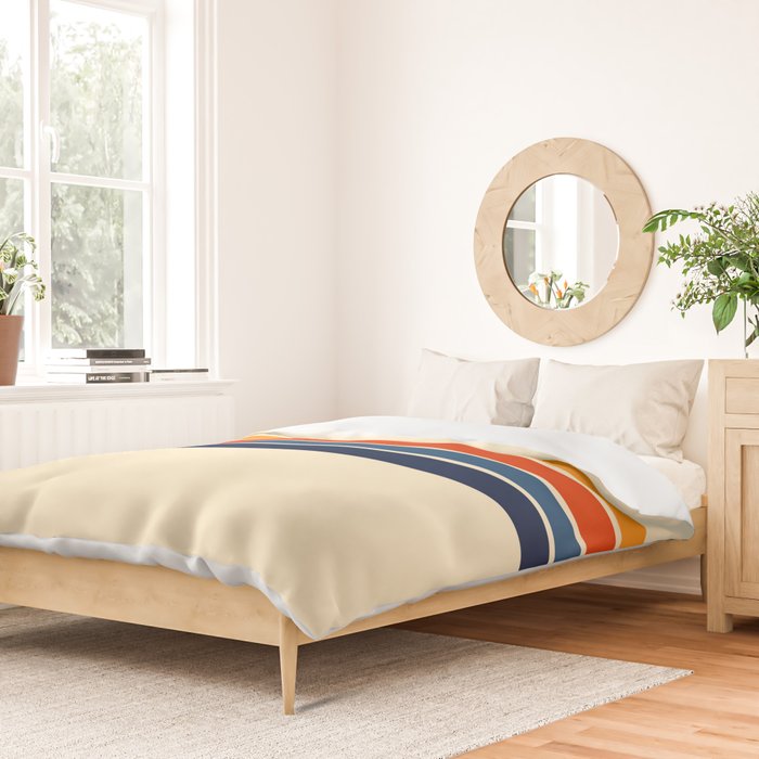 Classic Retro Stripes Duvet Cover Gallery Image 2