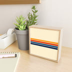 Classic Retro Stripes Mini Art Print Gallery Image 2
