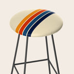 Classic Retro Stripes Stool Gallery Image 2