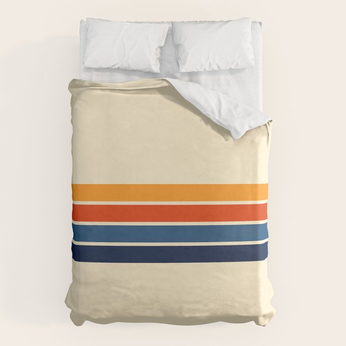 Classic Retro Stripes Duvet Cover Gallery Image 6