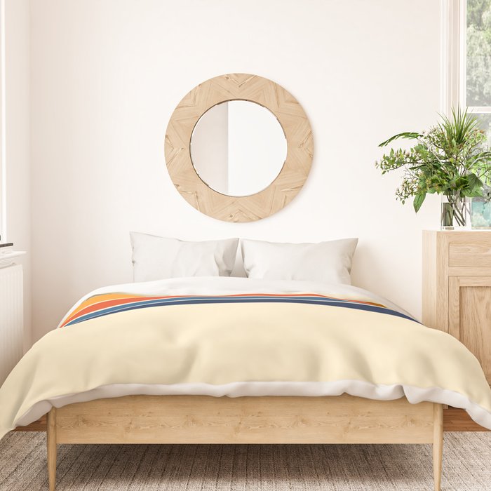 Classic Retro Stripes Duvet Cover Gallery Image 3