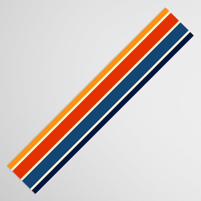Classic Retro Stripes Table Runner Gallery Image 3