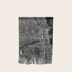 Chicago Black Map Wall Hanging Gallery Image 1