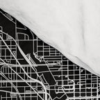 Chicago Black Map Comforter Gallery Image 4