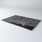 Chicago Black Map Rug Gallery Image 3