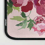 Romantic peony pastel pink background Laptop Sleeve Gallery Image 3