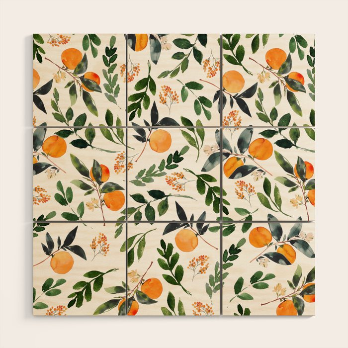 Orange Grove Wood Wall Art Gallery Image 1