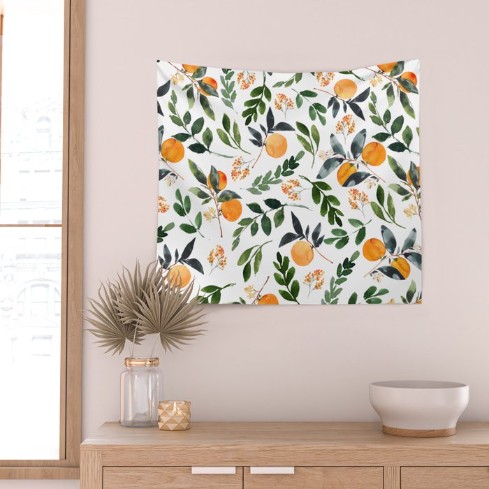 Orange Grove Wall Tapestry Gallery Image 2