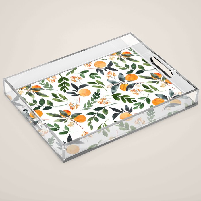 Orange Grove Acrylic Tray Gallery Image 1
