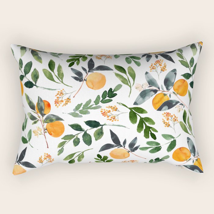 Orange Grove Rectangular Pillow Gallery Image 2