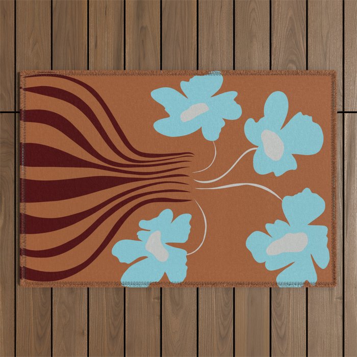 Minimalistic Vase 2 Outdoor Rug Gallery Image 1